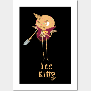 Ice King (Ice Cream Cone) Posters and Art